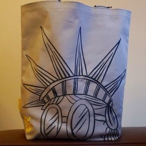 15x14in canvas Starbucks tote bag.